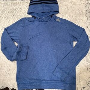Adidas Women’s Heathered Blue Hoodie